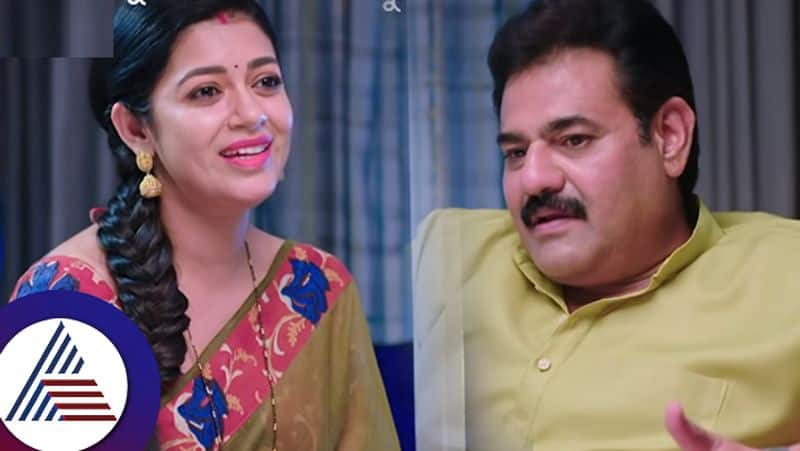 Goutam and bhumi in honeymoon mood in amruthadhare serial of zee kannada bni