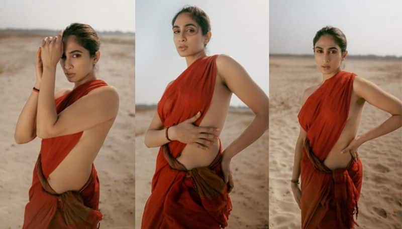 actress deepti sati blouse less photo goes viral and criticized 