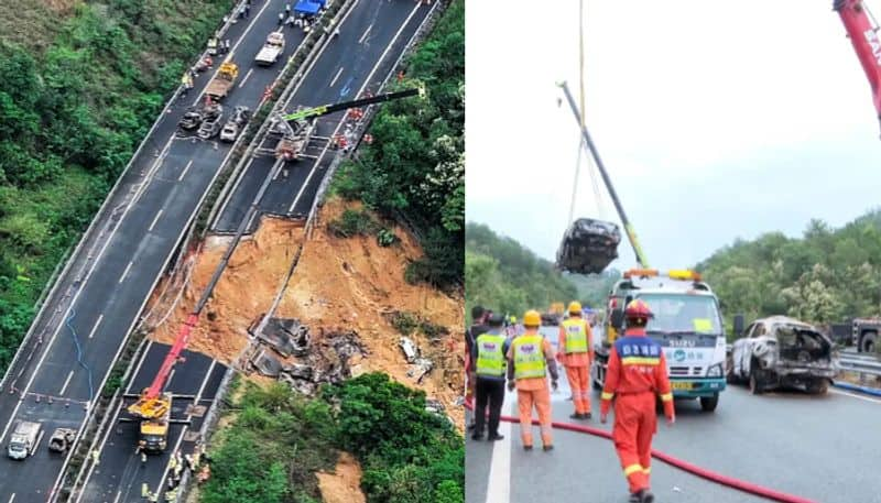 Death toll in southern China highway collapse rises to 36 in Guangdong 