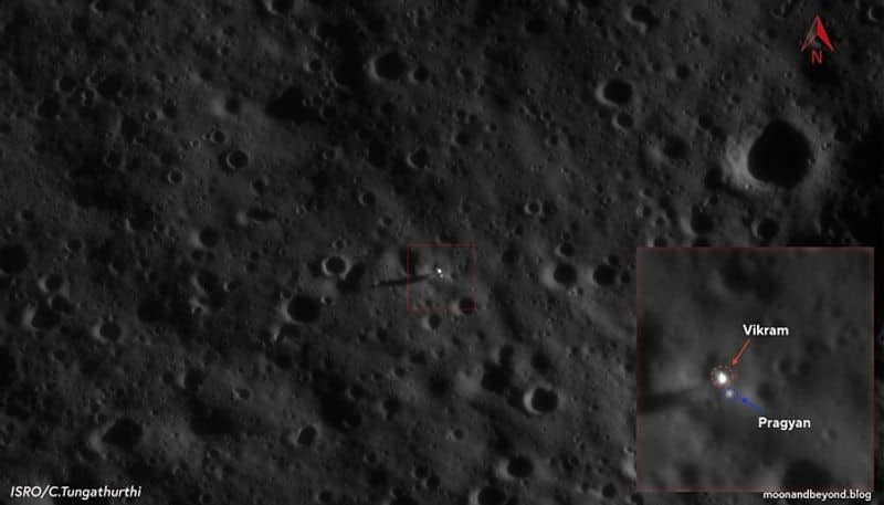 Chandrayaan 3 Vikram lander Pragyan rover captured resting on the Moon san