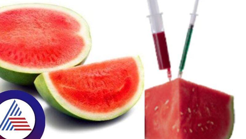 How To Identify An Injected Watermelon Learn How Dangerous It Is To Eat Such Injected Fruits skr