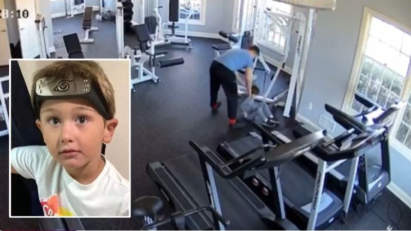 Us Man convicted in murder of 6 year old son after he forced boy to run on a treadmill even though he cant able to run akb