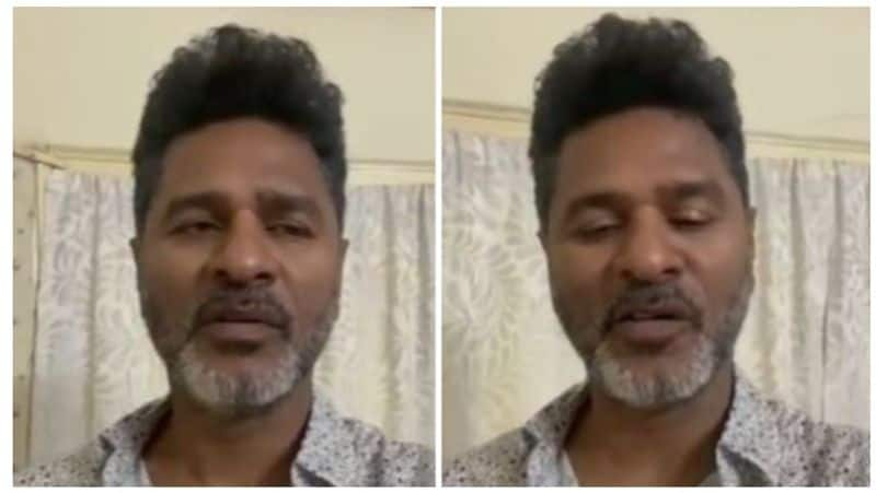 Prabhu deva share the emotional video mma