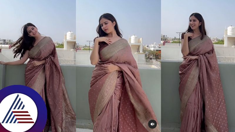 Bigg Boss fame Nivedita Gowda in mothers wedding saree fans react suc