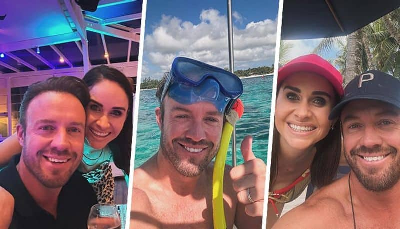 cricket Ab de Villiers Mauritian Escape: 10 romantic photos with Danielle de Villiers on spring getaway osf