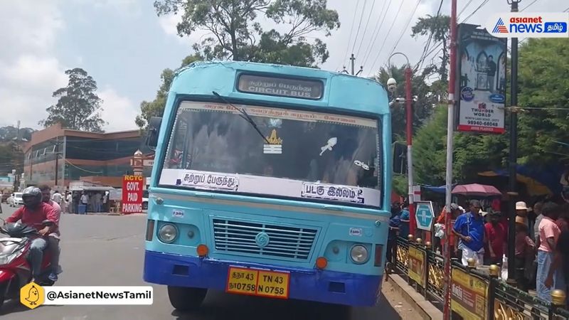 Circuit bus is running again in Ooty at reduced fare for the convenience of tourists vel