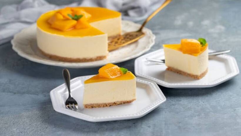 Craving for mango cheesecake? Whip up the sweet dish in just 5 easy steps at home!