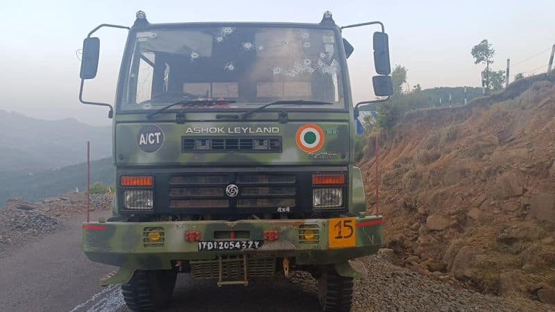 Jammu and Kashmir Terrorists open fire on two security vehicles in Poonch, 5 soldiers injured (WATCH) snt