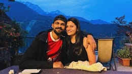 CSK Captain Ruturaj Gaikwad enjoying the beauty of Dharmasala along with his wife Utkarsha Pawar photo is going viral rsk