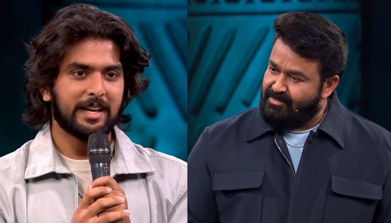 gabri answers question of mohanlal after got evicted from bigg boss malayalam season 6