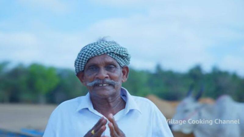 Village cooking channel granfather periyathambi says thanks to rahul gandhi smp