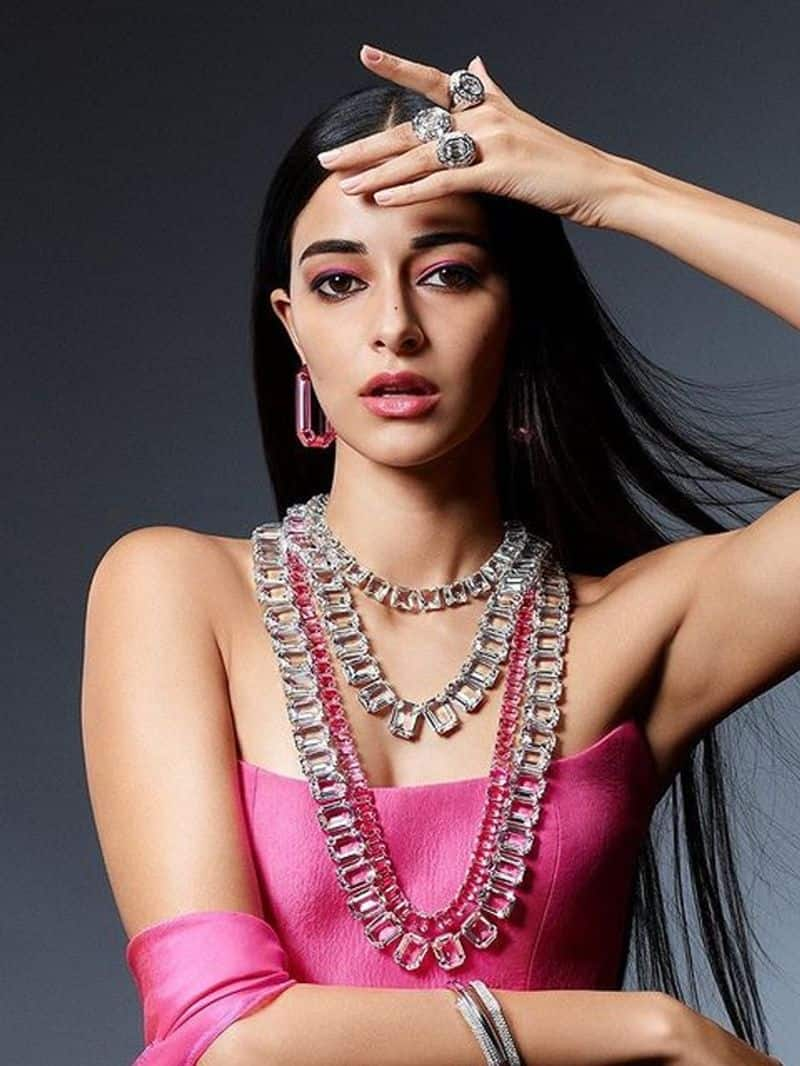 Ananya Panday designer jewelry for party and wedding function zkamn  