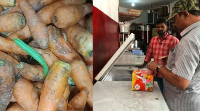 Cockroaches in icecream storage, fungal infected carrots found in popular eateries of Telangana Vin