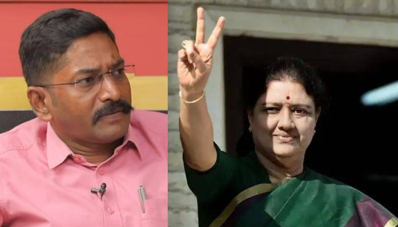 AIADMK Leader Sasikala slams DMK Government on Arrest of Savukku Shankar ans