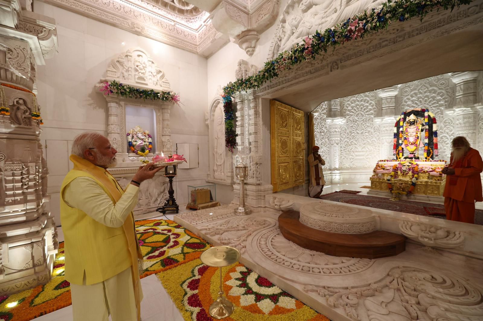 PM Narendra Modi Visit to ayodhya Ram Mandir after 103 days gan