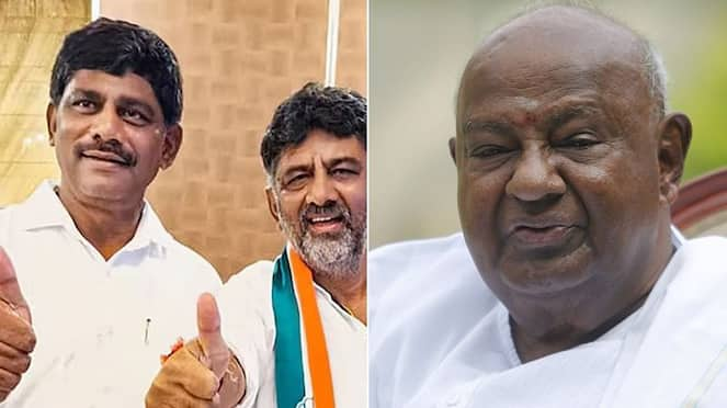 how DK brothers took revenge in Channapatna By election at Devegowda own territory