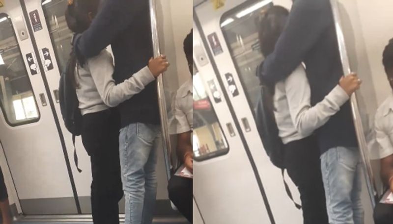 'Namma Metro turning to Delhi Metro': Bengalurean fumes after young couple caught on camera kissing (WATCH) vkp