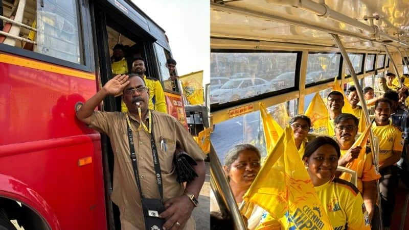 Chennai Super Kings is set to gift 8000 Metal Whistles to MTC Bus Conductors in Chennai to reduce Plastic Use rsk