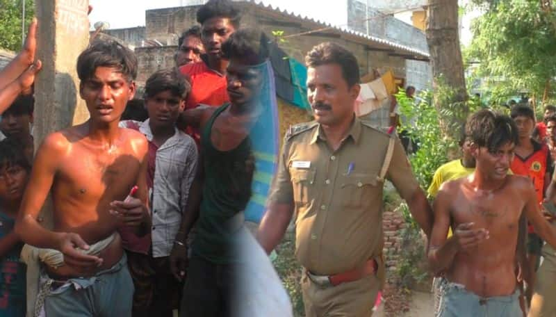 people attacked a youngster after he tries to drug a young boy in aarani ans