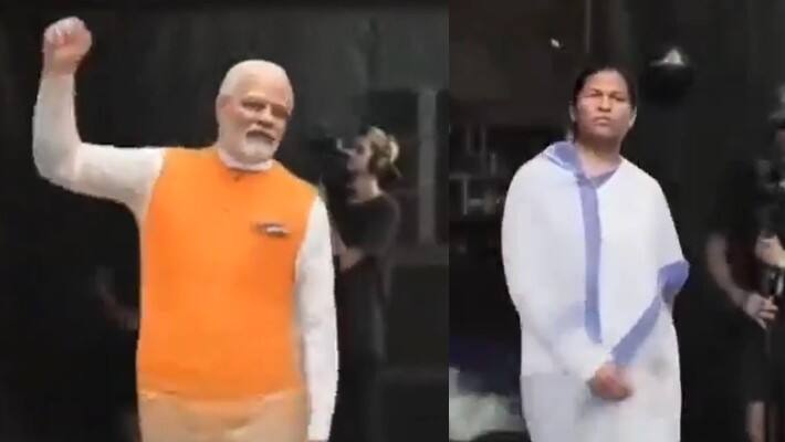 Narendra Modi Mamata Banerjee Dance