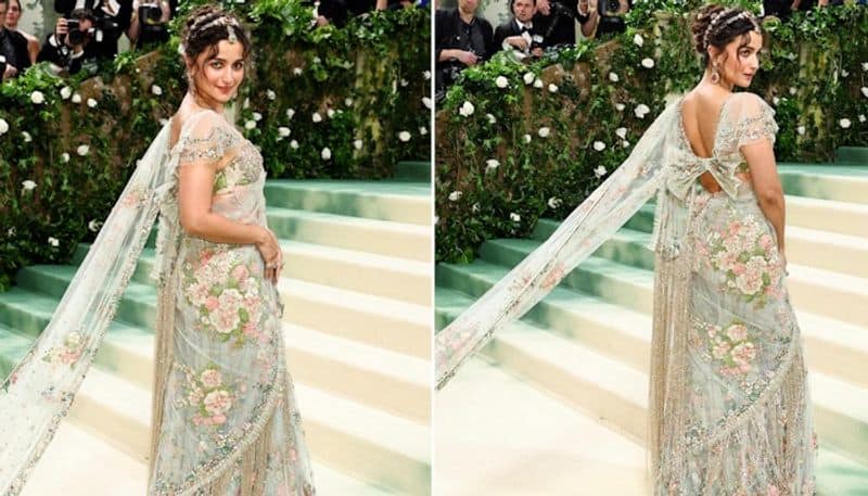 Met Gala 2024: Alia Bhatt looks elegant in Sabyasachi's floral saree, see pictures RKK