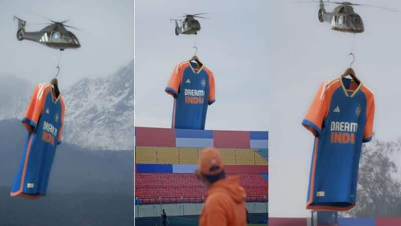 Team India Jersey: T20 World Cup 2024 india new jersey unveiled with helicopter .. Where can fans buy it? RMA