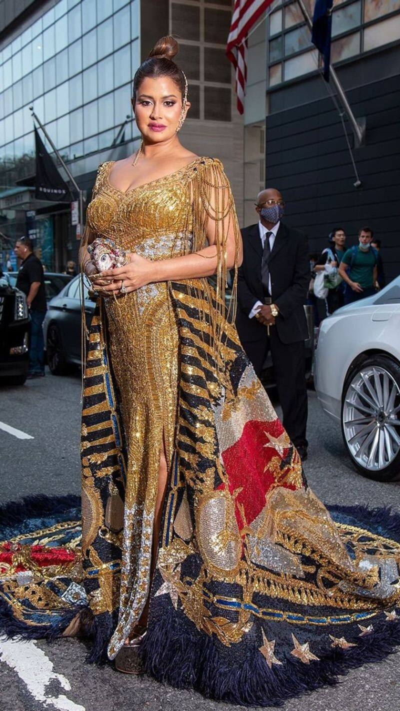 met gala 2024 photos indian billionaire Sudha Reddy wore 83 crore gown at met gala more than isha ambani kxa