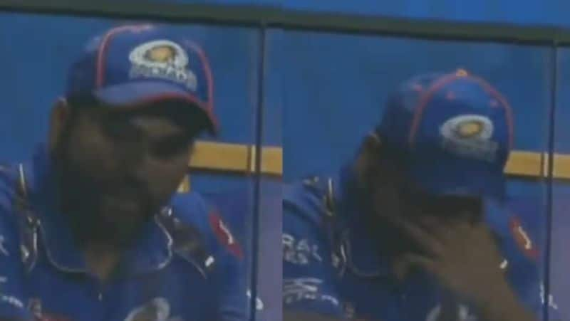 Rohit Sharma Mumbai Indians Dugout Video From IPL 2024 Match Against Sunrisers Hyderabad Triggers Big Speculations kvn