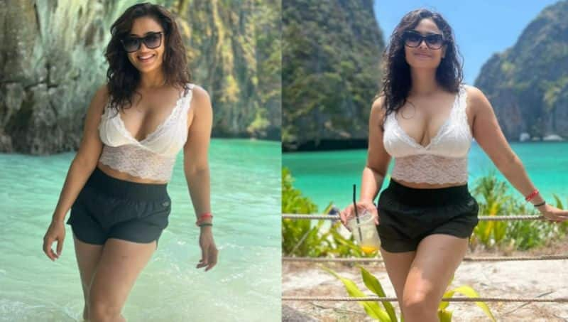 Shweta Tiwari sets internet ablaze with her latest beachwear look from Thailand vacation vvk