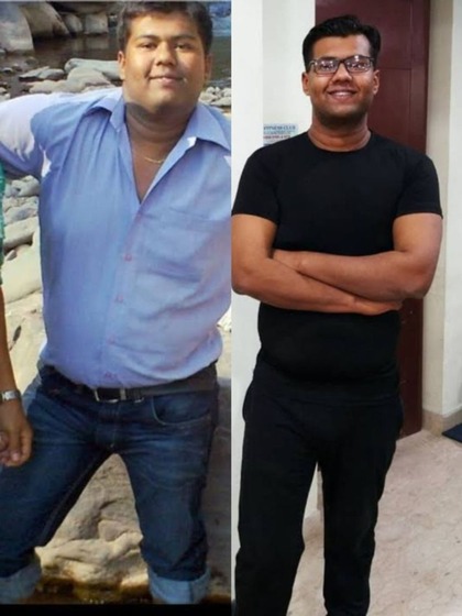 OMG ! 180 दिन में शख्स ने घटाया 50 किलो वजन कम, Diet से हटाया सफ़ेद चीज़