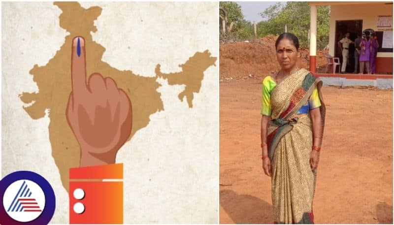 Shivamogga wife vote dedicated to her dead husband in Tirthahalli sat