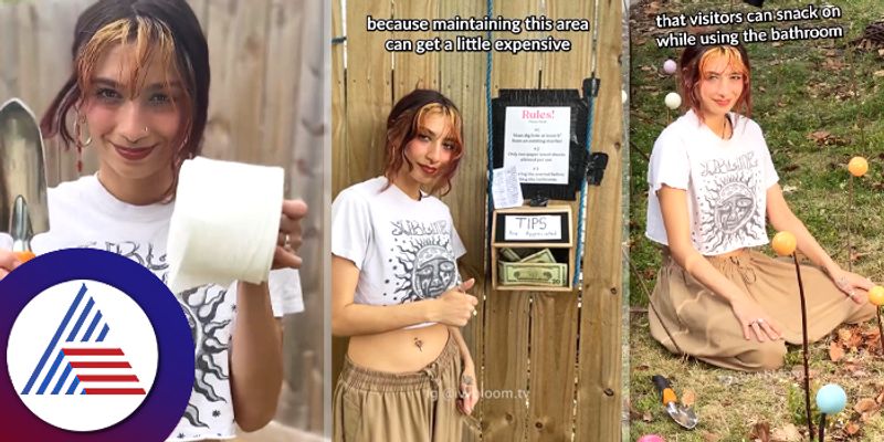 Woman Make Guests Use Outdoor Toilet In Home Plant Seeds With Potty To Grow Garden roo