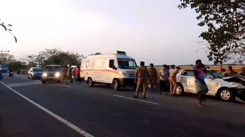 4 young mans killed road accident in ariyalur district vel