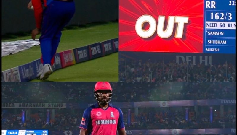 Fans have come out in support of Sanju Samson, who was controversially loss his wicket due to the umpire's wrong decision during DC vs RR in 56th Match rsk