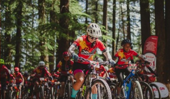 Firefox MTB Himalaya Shimla 2024 140 mountain bikers from 45 cities participates in Shimla Rya