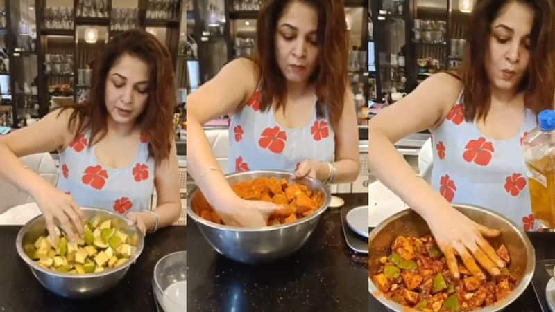 Actress Ramya Krishnan avakai pachadi making reels video viral gan