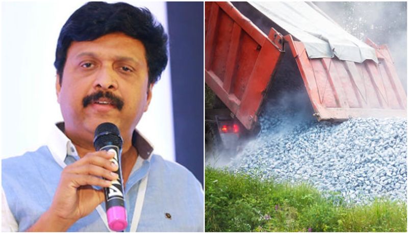 Minister KB Ganesh Kumar issued a warning to tipper lorries approaching at excessive speed