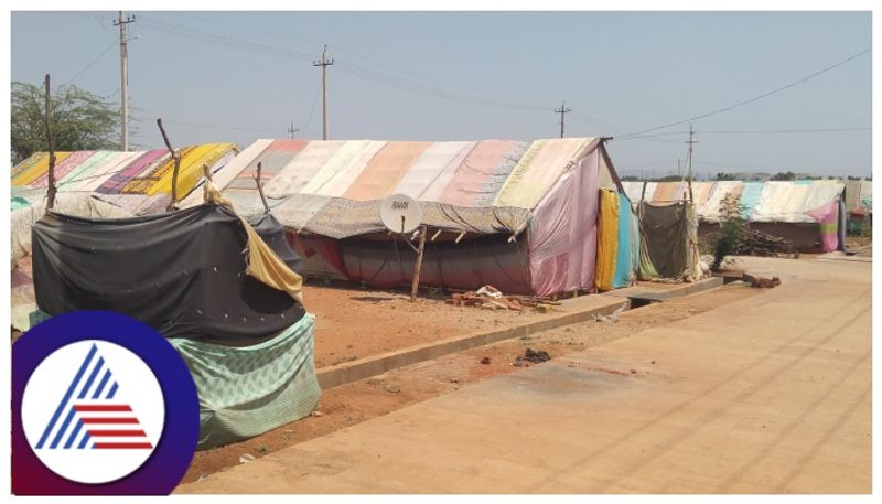 Sudugadu Siddha tribe community seeks protection and basic needs  family living in Tent house in Chitradurga gow