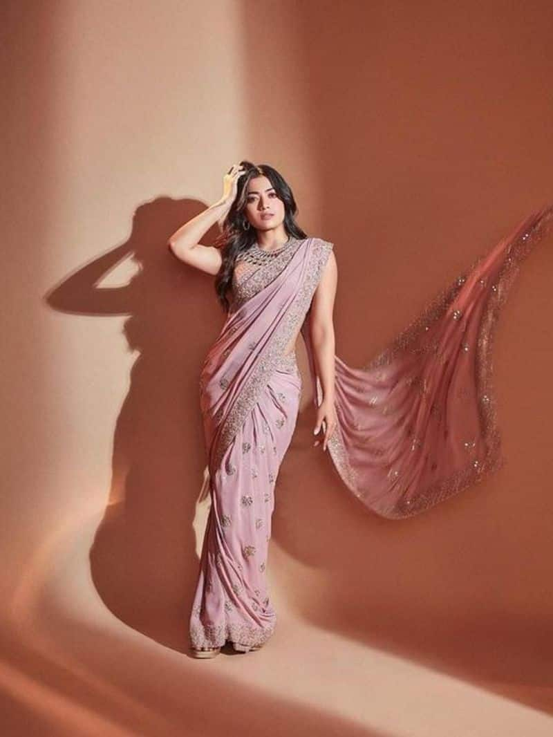 Rashmika Mandanna 8 saree for Akshaya tritiya 2024 zkamn