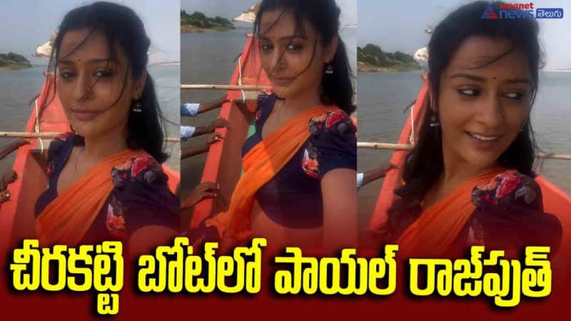 payalrajput latest video in orange saree