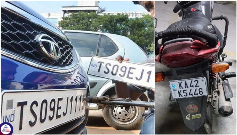 Karnataka HSRP installation deadline approaches government warns of fines impound repeat offenders vehicles vkp