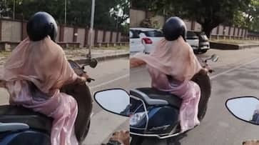 Viral Video: Kanpur woman's 'Unique' Helmet reminds internet Of Pacman NTI