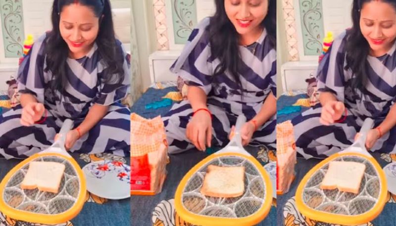 Woman Toasts Bread On Mosquito Racket, Internet Cant Believe It Vin