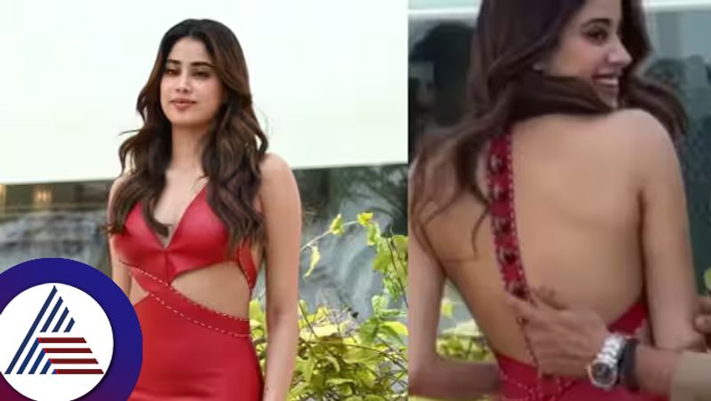 Janhvi Kapoor wears outfit inspired by red cricket ball to promote Mr and Mrs Mahi cinema suc 