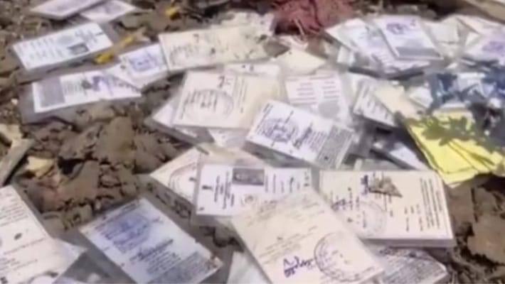 voting cards found