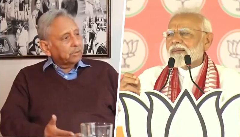 Congress trying to scare country PM Modi responds to Mani Shankar Aiyar's 'atom bomb' remark (WATCH) snt