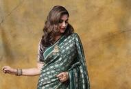 Sonali Bendre latest saree for Mothers Day 2024 zkamn