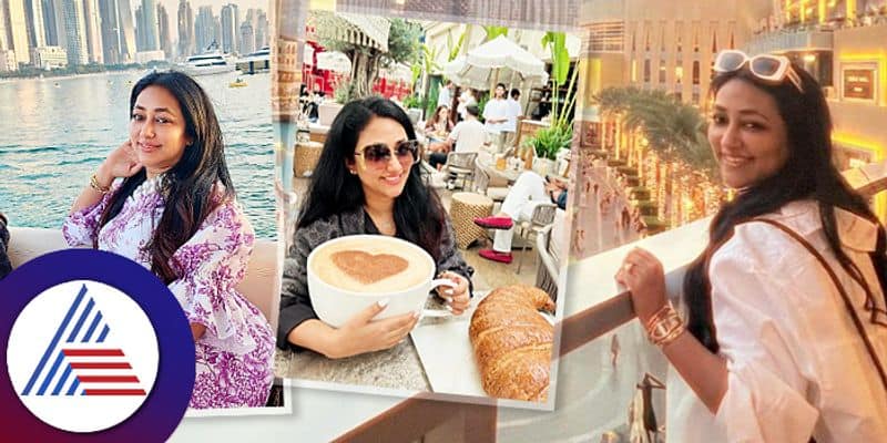 Vijayalakshmi Darshan enjoys Dubai trip with son fashin look appreciated pav