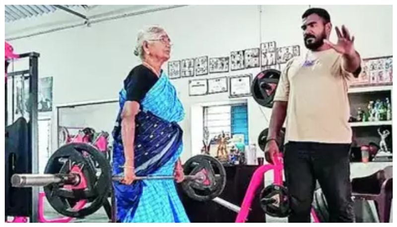 Age is just a number At the age of 82 Kittammal succeeded in powerlifting 