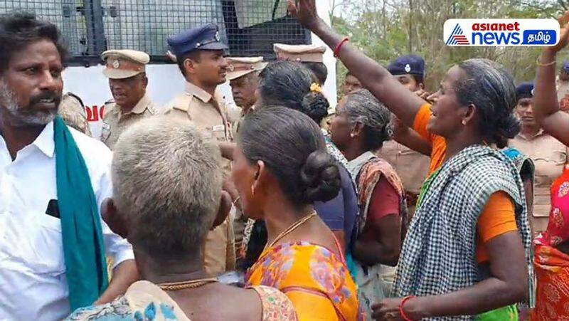 hundreds of daily wages arrested who protest against cpcl factory expansion in nagapattinam vel